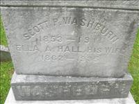 Washburn, Scott P. and Ella A. (Hall)